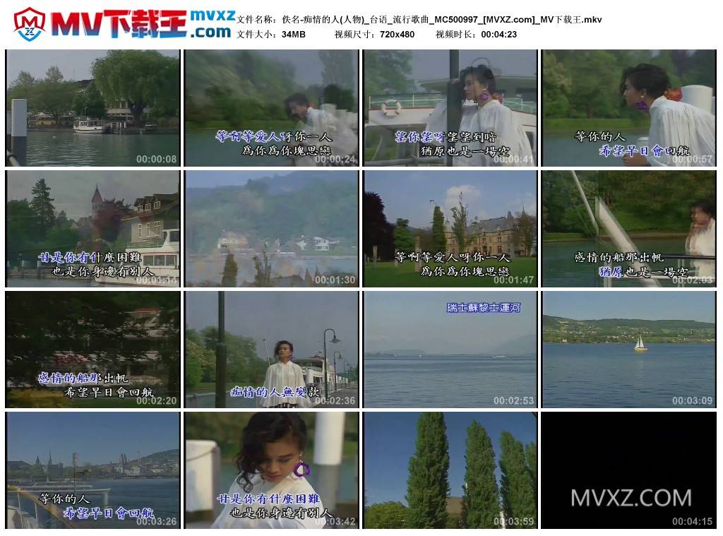 佚名-痴情的人(人物)_台语_流行歌曲_MC500997